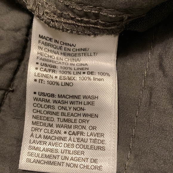 28 Palms Relaxed Women Linen Pants - Picture 5 of 14